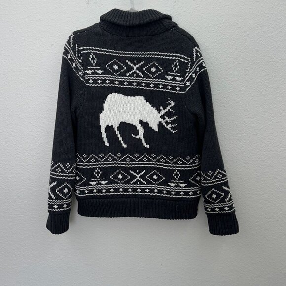 Cotton & Rye Outfitters Elk Sherpa Lined Full Zip Sweater Mens size Medium - Picture 7 of 7